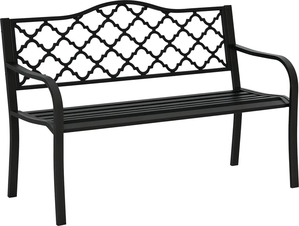 Banc de jardin 2 places pour aménager un coin détente sur balcon