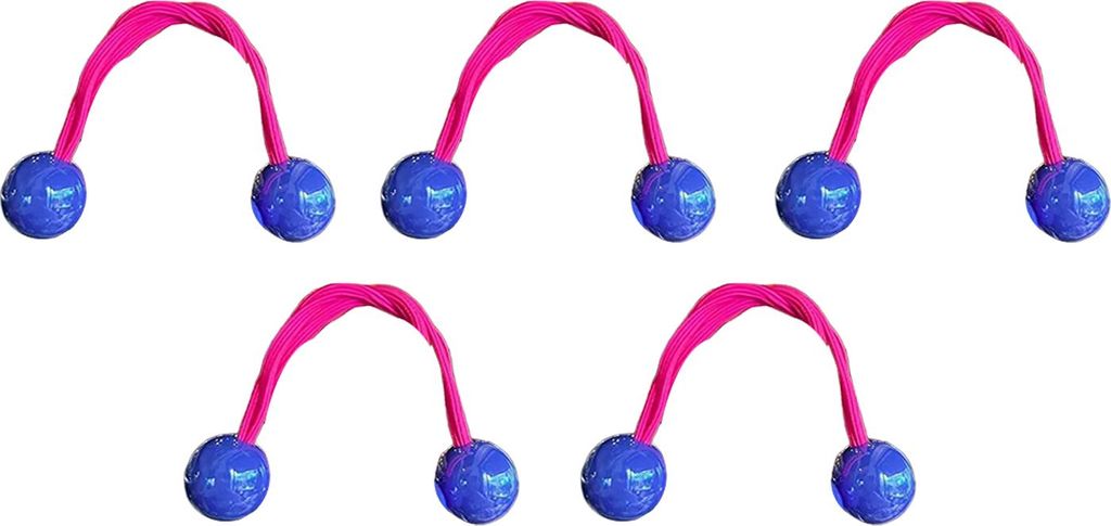 5/7 Stück Haarseil, hochelastische Haargummis mit Kugeldekoration, bunte Knoten, Haarring, Haarschmuck für Frauen