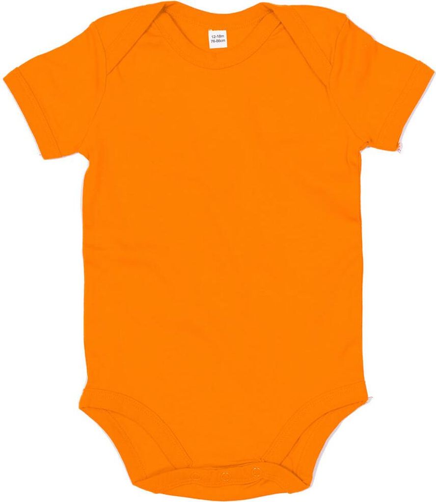 Babybugz Baby Body BC131 (6-12 Monate (68-74)) (Orange)