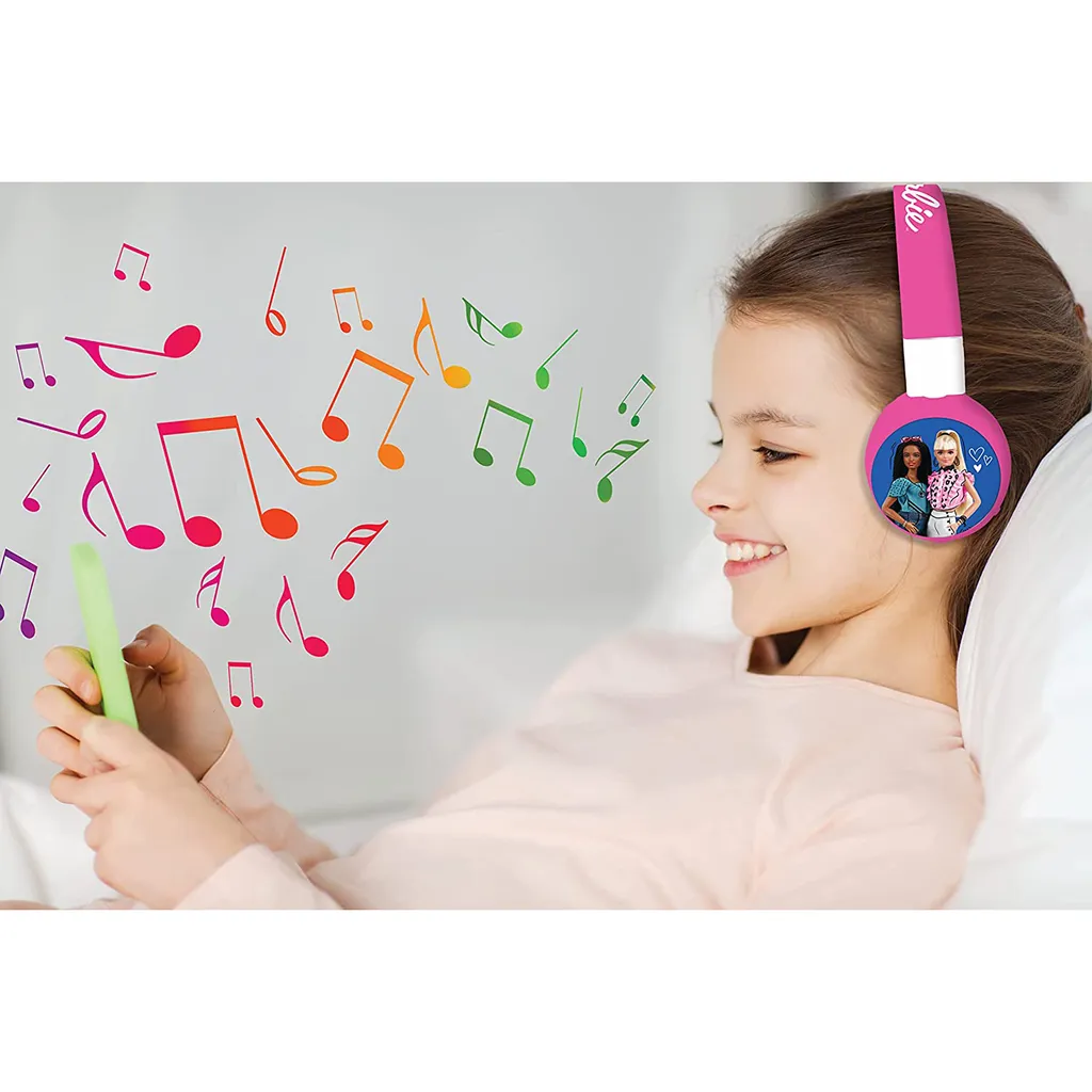 Cuffie Barbie Design Chic: Audio Wireless Sicuro e Comfort Imbottito - 6
