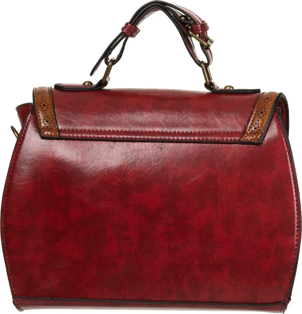Sac à main Rouge Style Rockabilly - Accessoire Rétro Chic Dancing Days - 3