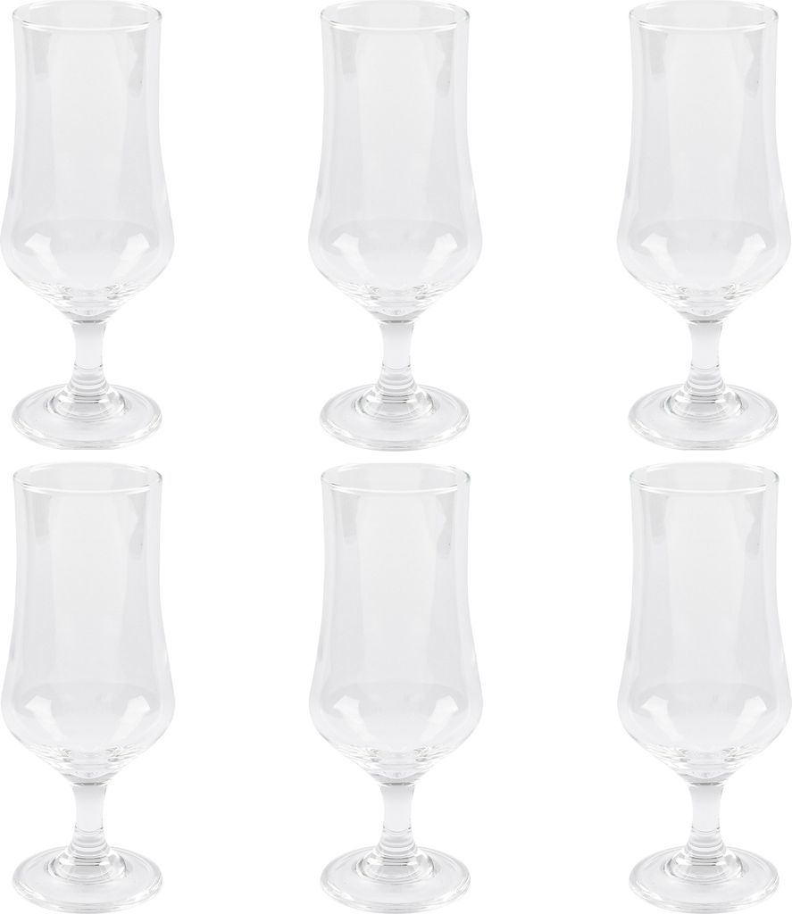 Biergläser - Transparent - 405 ml - 6er Set