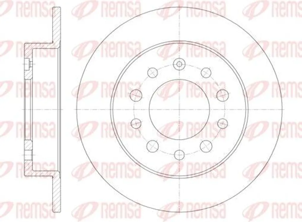 Disque de frein anti-vibration OE 584112C000 contre le voile