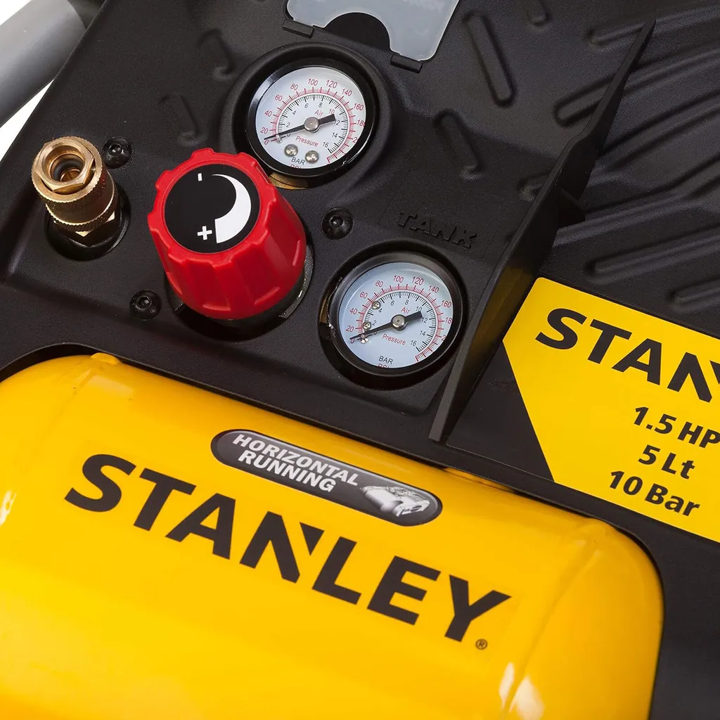 Compresseur sans huile Stanley 10 bar - Modèle DN 200/10/5 compact 5L - 12