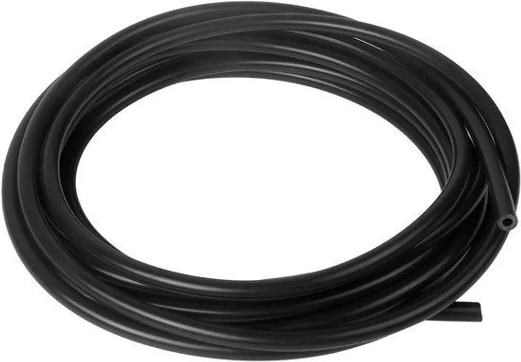 Tuyau vide silicone 4mm noir 5m contre fuites de pression turbo et air