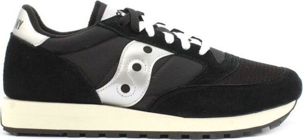 Saucony Herren Sneaker, Turnschuhe, Jazz 70368, Größe:EU 40, Farbe:Schwarz, Herstellerfarbe:black,silver