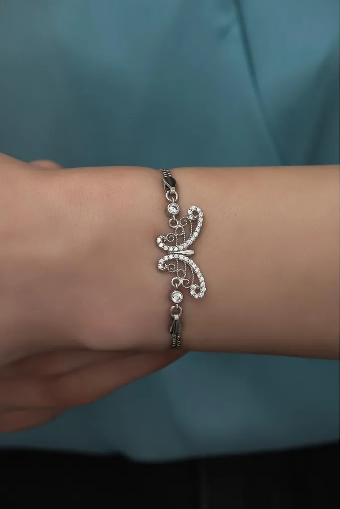Bracelet femme argent 925 papillon : idée cadeau chic pour anniversaire