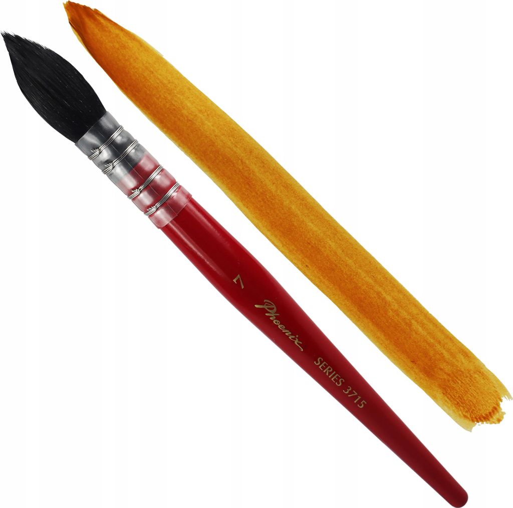 Aquarell Pinsel Mop 7 – Phoenix Künstlerpinsel, Weich & Flauschig für Wasserfarben