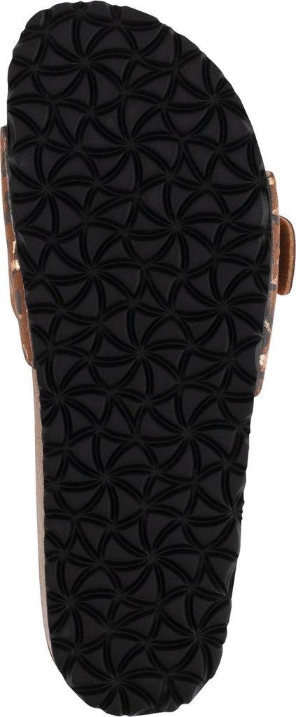 Tamaris Damen Pantolette mit Schnalle und Tieffußbett aus Leder 1-27520-42, Größe:41 EU, Farbe:Braun