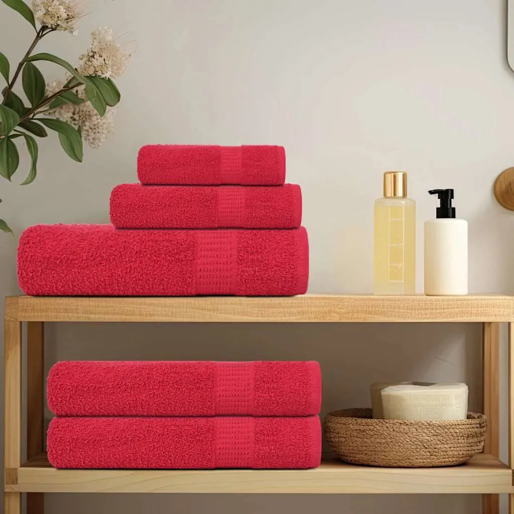 Tuiste Set Asciugamani Bagno Beige, Hotel, Cotone, 2 Telo Doccia