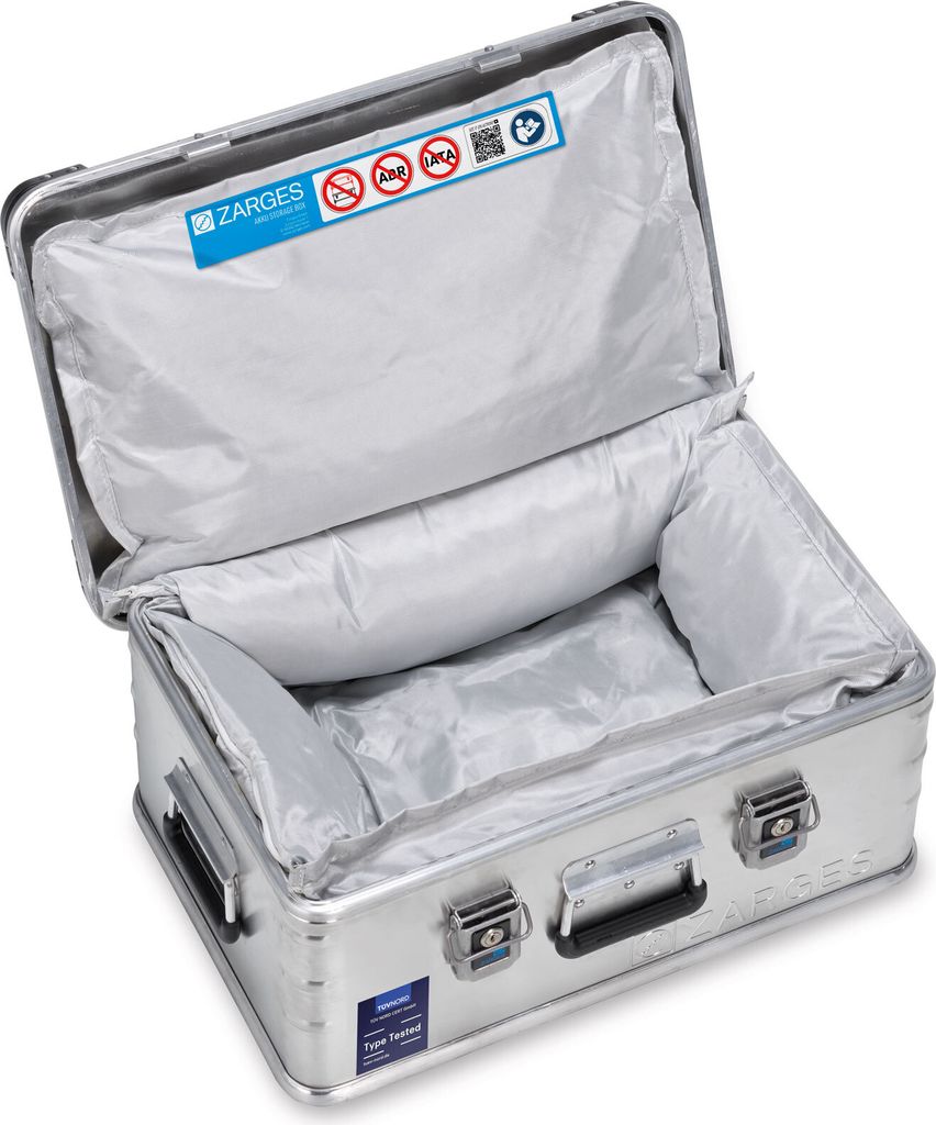 Universal-Aluminium-Transportbox für Akkus, BxTxH Produktbild 