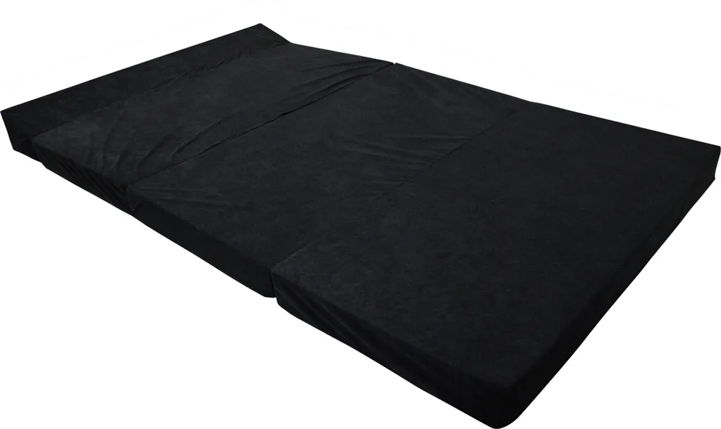 Matelas pliant déhoussable 120x200x10 cm avec dossier sofa inclinable