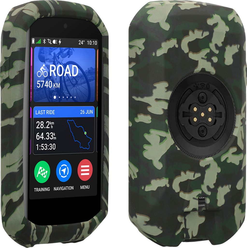 kwmobile Hülle kompatibel mit Garmin Edge 1050 - Silikon GPS Case - Backcover für Bike GPS Computer - Schutzhülle Fahrradcomputer