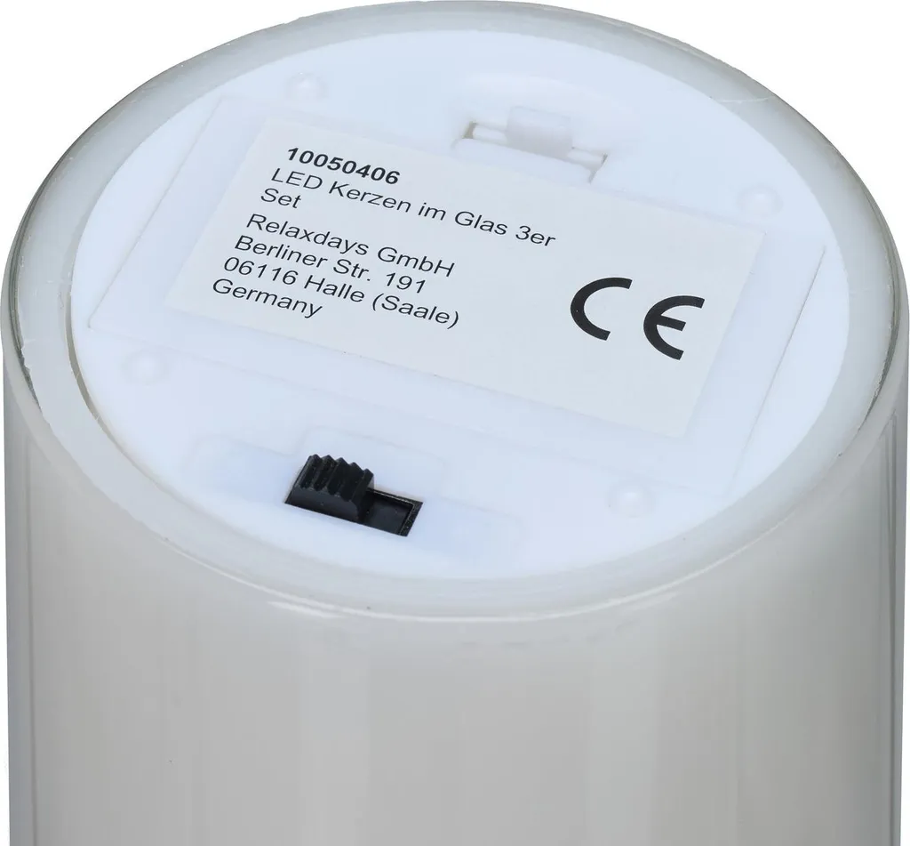 Ensemble de bougies LED sans flamme avec télécommande - Pack de 3 pièces