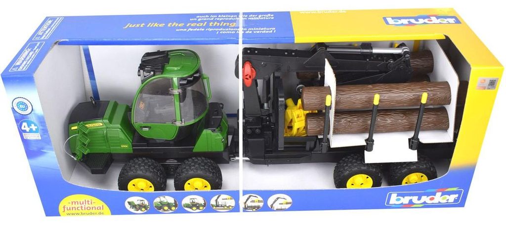 BRUDER JOHN DEERE 1210E, 4 Jahr(e), Polycarbonat, Schwarz, Produktbild 