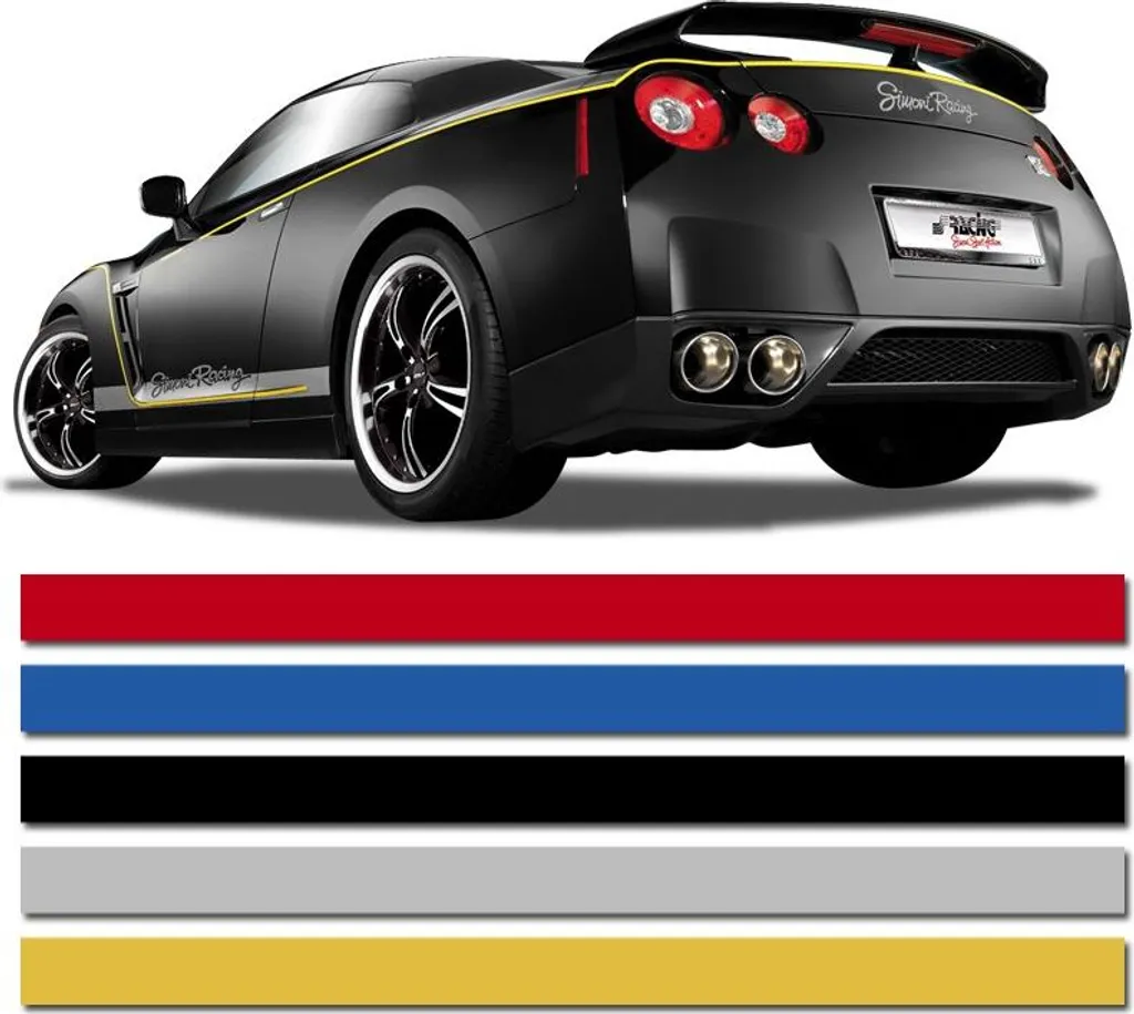Liseré autocollant flexible 6,5 mm rouge AutoStyle Cool200 longue tenue