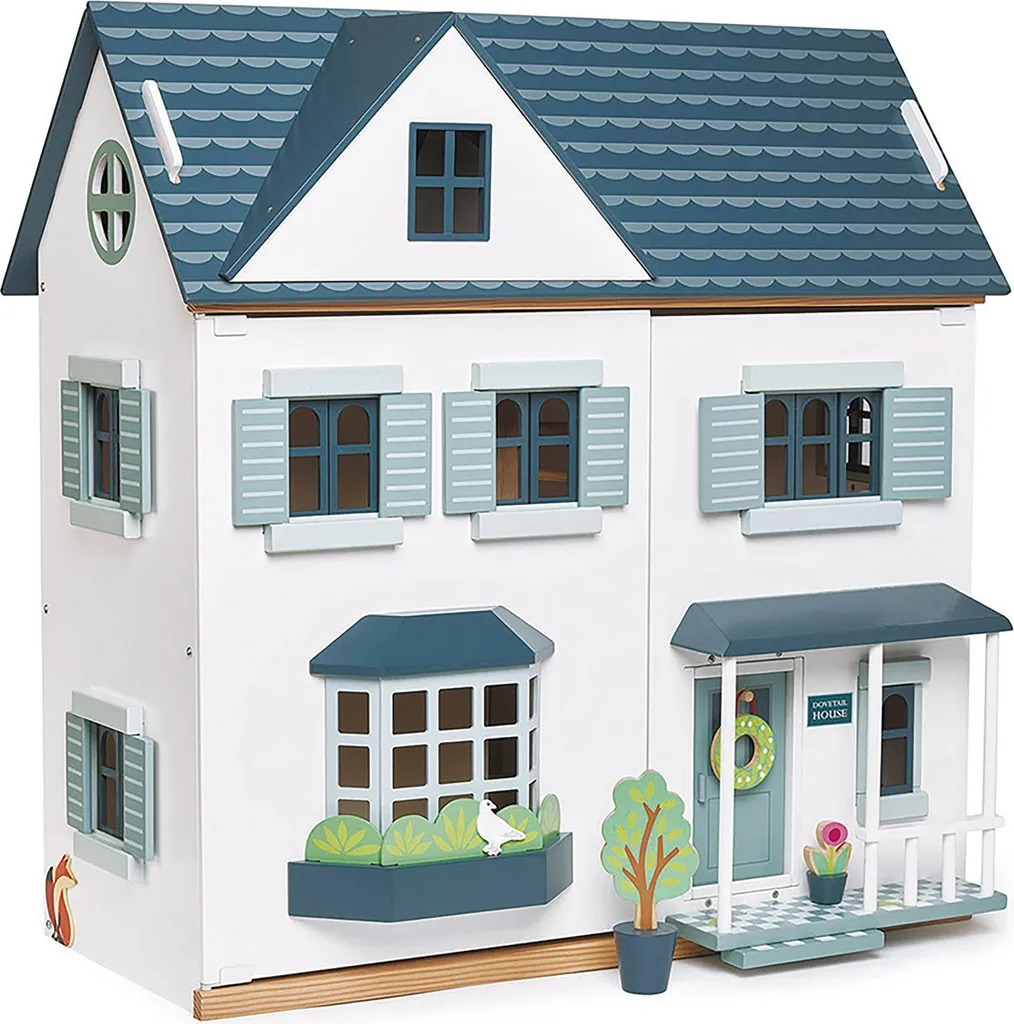 Tender Leaf 7508125 Maison de poupées Dovetail House en bois massif