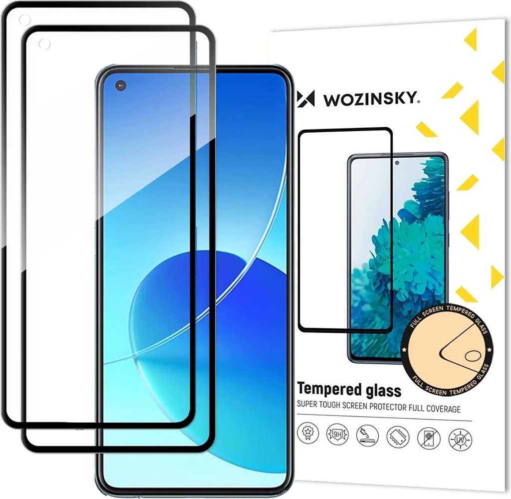 Wozinsky Full Glue Tempered Glass für Xiaomi Redmi Note 14S, 2er-Pack