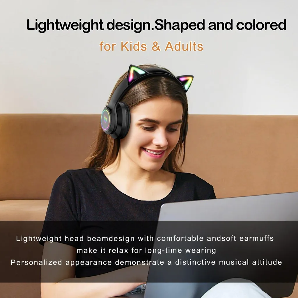 Casque Bluetooth INF Over-Ear anti-pression pour écoute prolongée - 11