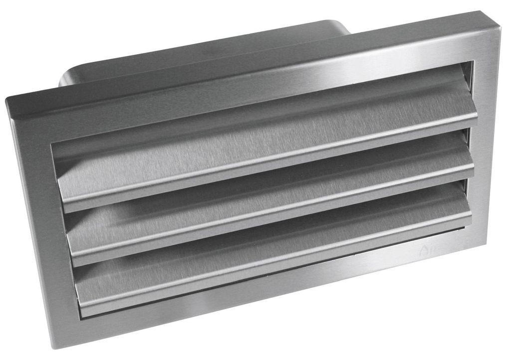 Ploché potrubí 220 × 90 mm, vnější mřížka, kuchyňská Obrázek produktu 