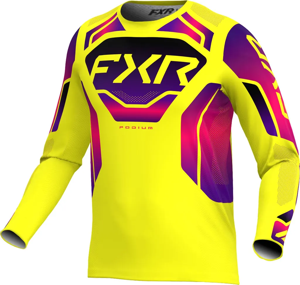 Maglia Cross FXR Podium Relay Yellow/Pink L - Performance Pro