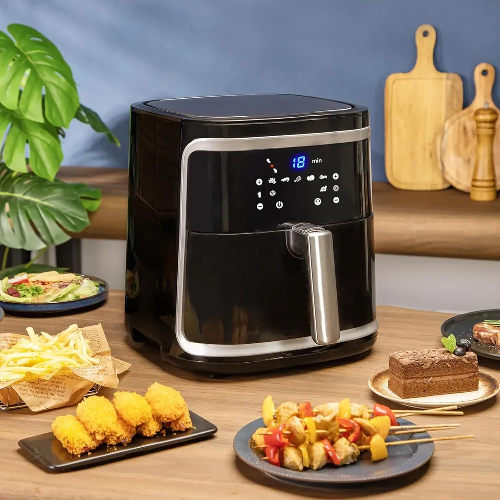 Friggitrice ad Aria Professionale XXL 7L: 7 Programmi per Gourmet - 4