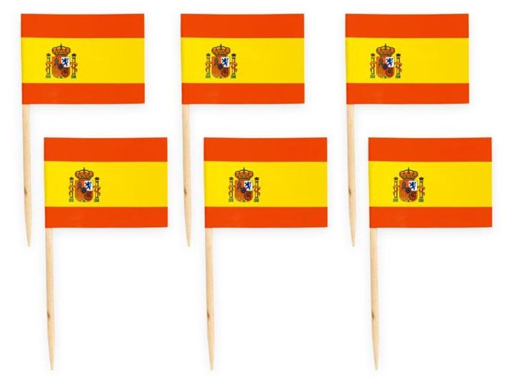 50 Flaggen Deko Picker Spanien Produktbild 