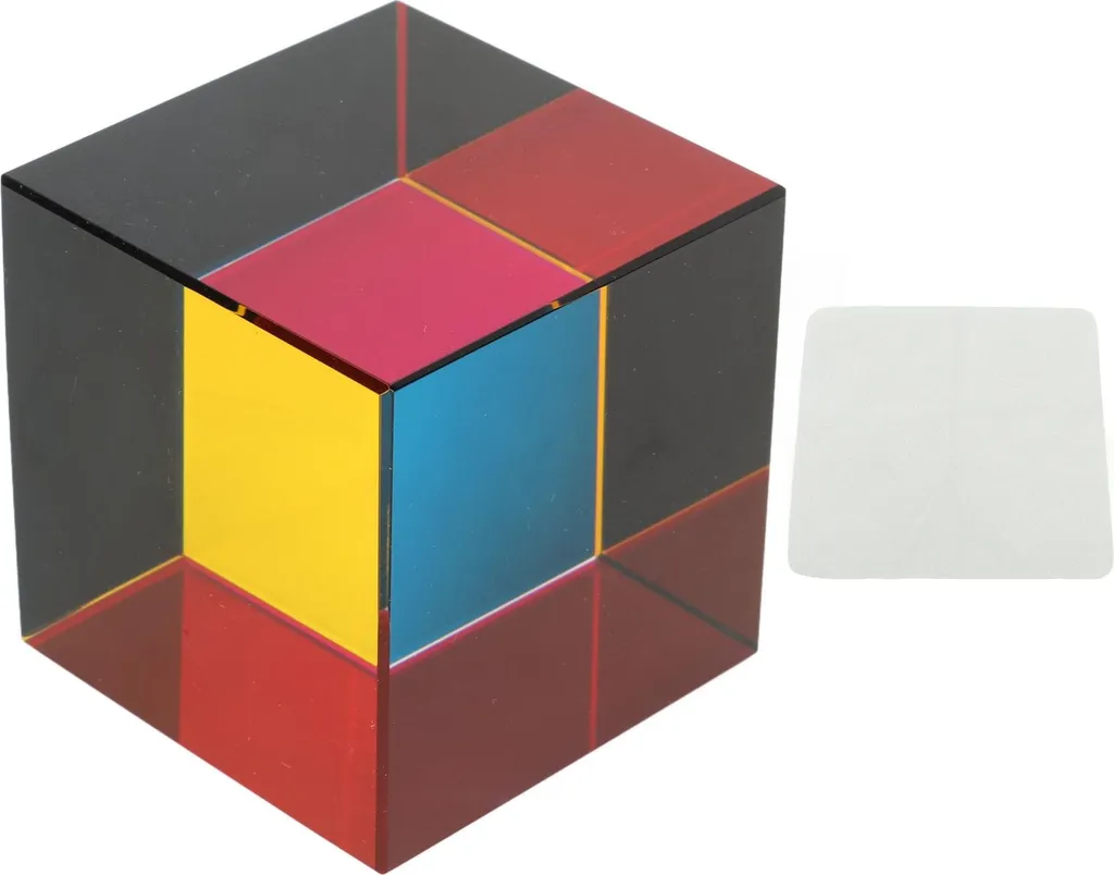 Apprendre la Physique Facilement avec ce Cube de Couleur Optique 50mm