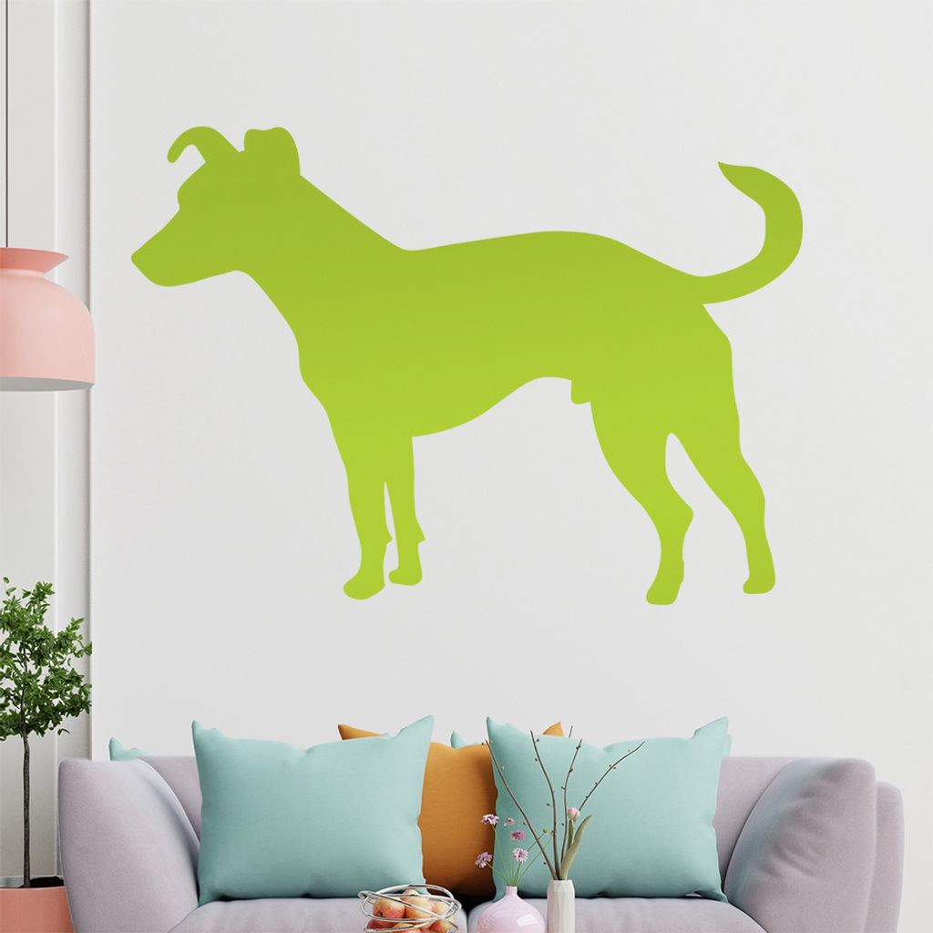 KIWISTAR Jack Russel Silhouette Wandtattoo in 6 Größen - Wandaufkleber Wall Sticker - Dekoration, Küche, Wohnzimmer, Schlafzimmer, Badezimmer