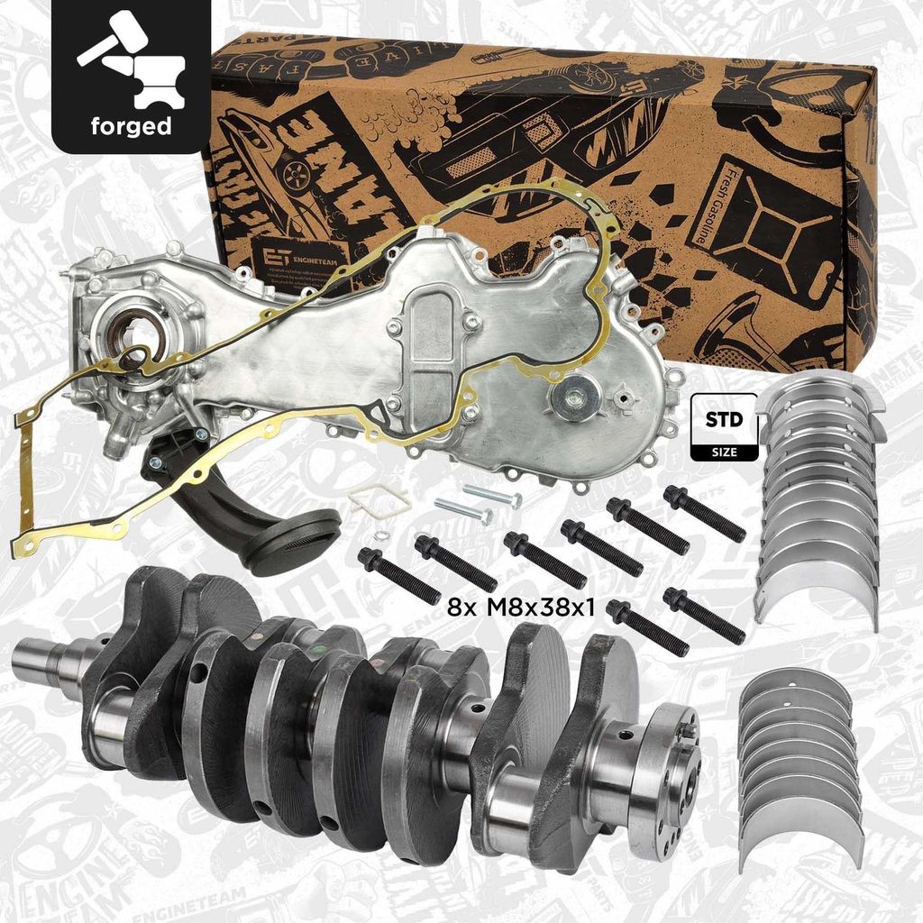 ET ENGINETEAM Kurbelwelle HK0205VR4 für OPEL Corsa D Schrägheck (S07) 38mm