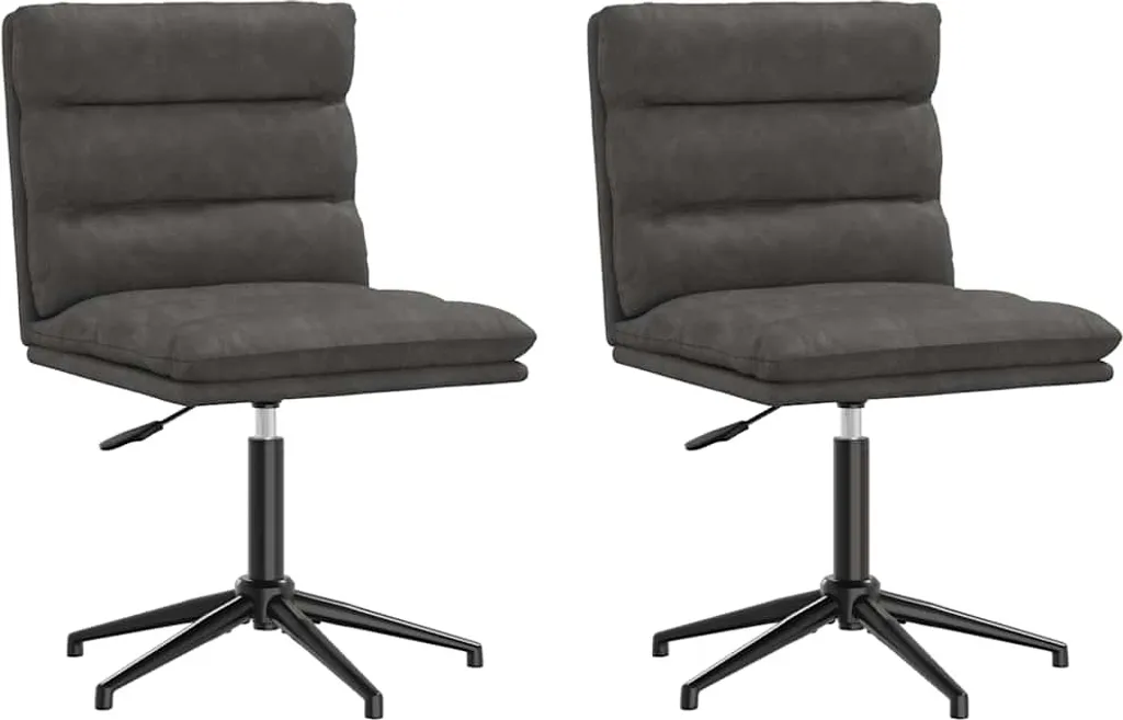 Offerta Set 2 Sedie Nere vidaXL | Similpelle Facile Pulizia Prezzo Top