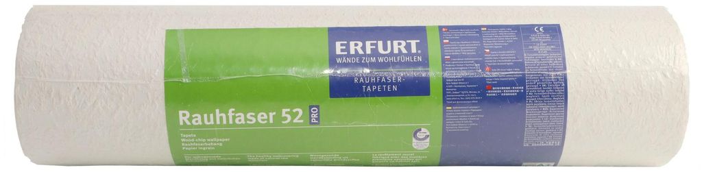 ERFURT Rauhfaser Tapete 52 Pro, klassische Struktur, 33,5 x Produktbild 