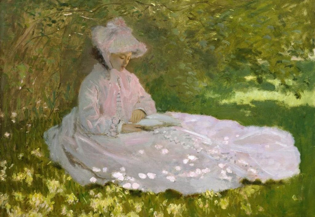 Grafika Puzzle Claude Monet Frühlingszeit 1000 Teile Kunstpuzzle