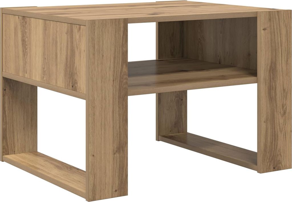 vidaXL Couchtisch Artisan-Eiche 66 x 53 x 45 cm Holzwerkstoff