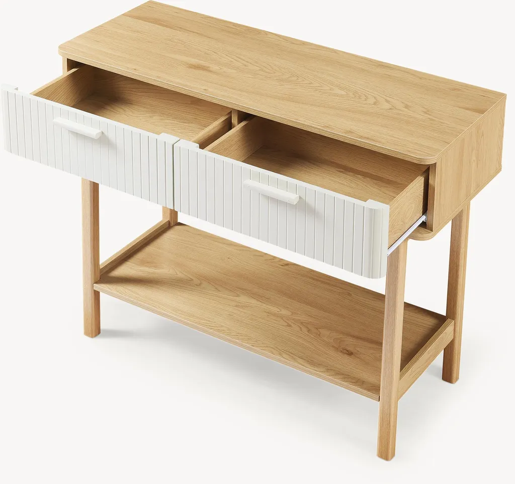 Console de salon Ferrersp 100 cm idéale pour ranger vos accessoires