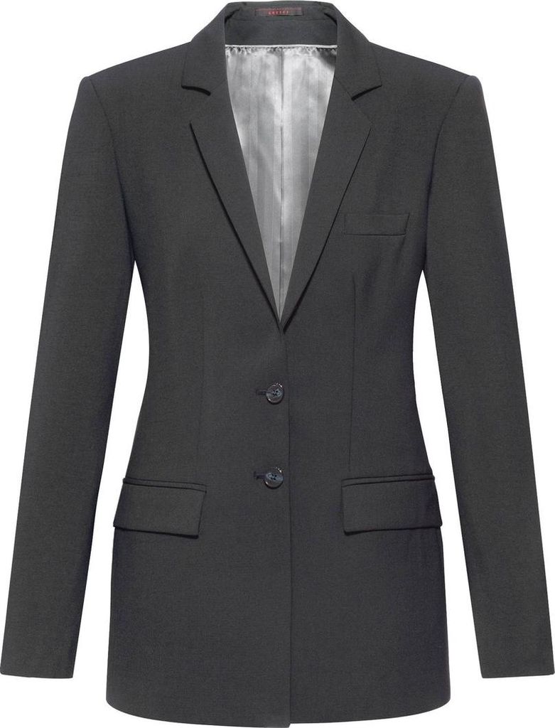 Greiff Corporate Langblazer PREMIUM Damen Anthrazit 36