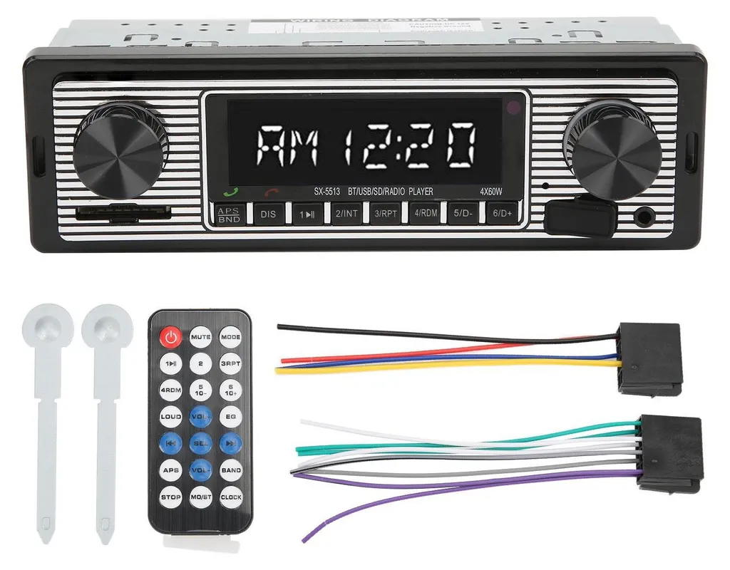 Lecteur Multimédia Voiture 92dB 4 Ohms avec Télécommande Universelle - 3