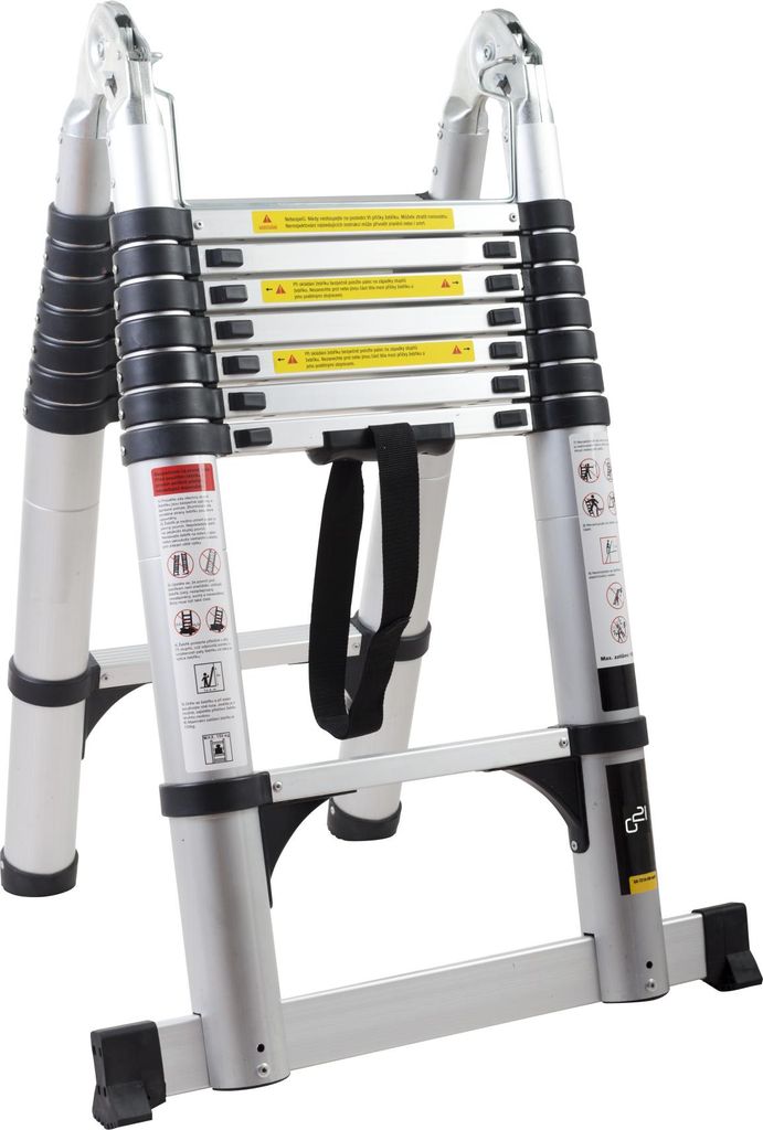G21 Teleskopleiter GA-TZ16-5 m Sprossen/Leiter G21-6390453 Produktbild 