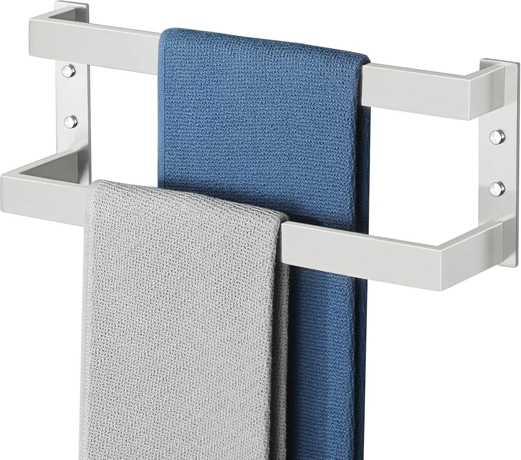 Porte-serviettes inox 304 résistant à la rouille avec fini brossé 40cm