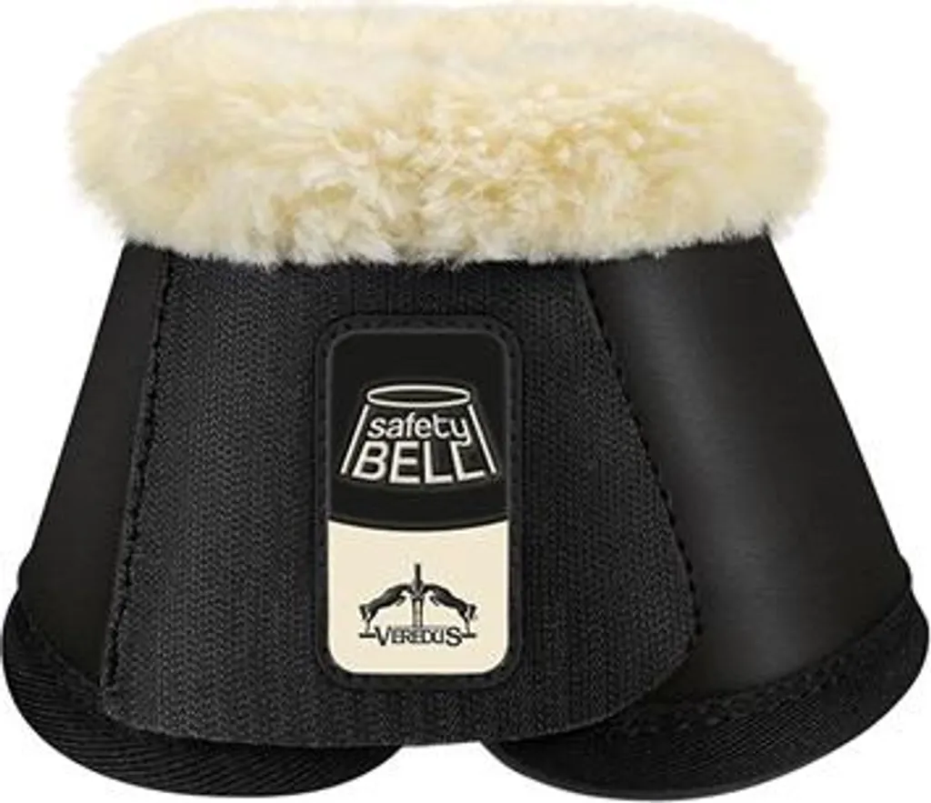 Cloches de Saut Veredus Save The Sheep Noir XL pour Chevaux de Sport