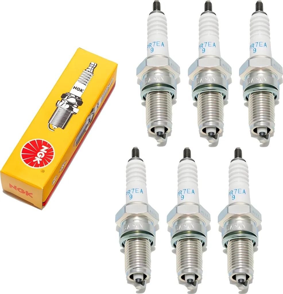 Kit 6 Candele NGK DPR7EA-9 | Ricambio Classico per Motori Robusti