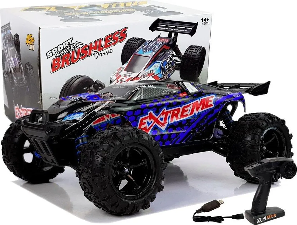 Voiture de rallye télécommandée 1:18 avec suspensions et pneus gomme RC