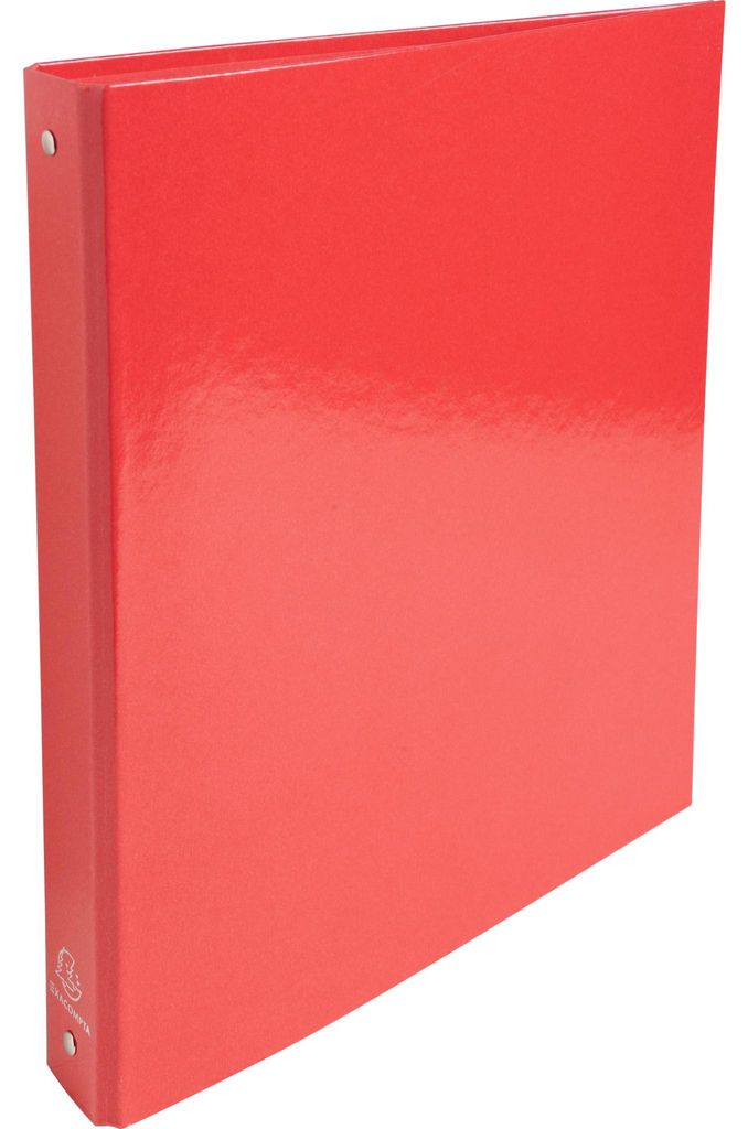 Exacompta 10x Ringbuch Karton 4Ring 30mm Rücken 40mm 32x26cm A4 Rot 519295E