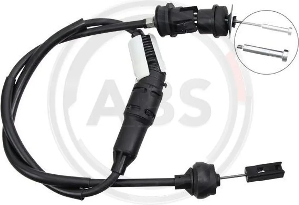 Câble de commande d'embrayage robuste pour Peugeot 306, Réf 2150F1