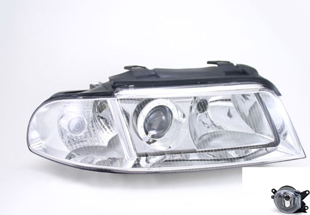 Scheinwerfer passend für Audi A4 8D 02/99-11/00 H7 H7 Re. + Nebel. 8D0941030AK 8D0941700B Johns