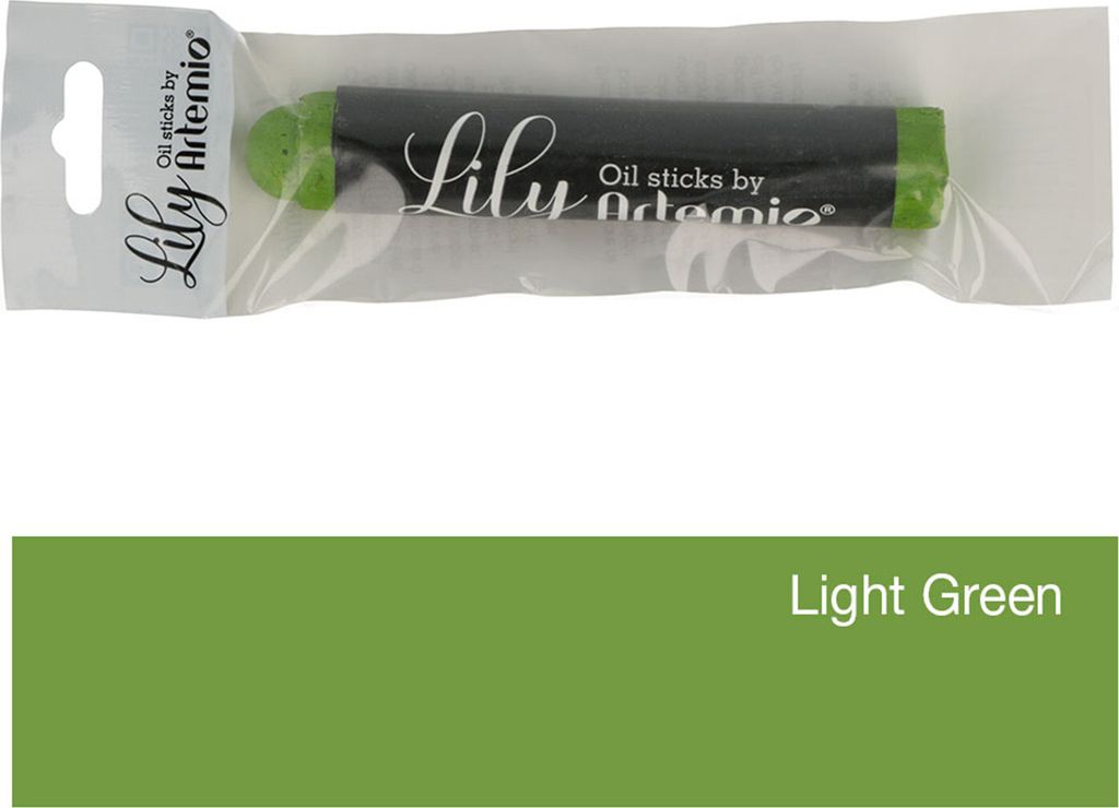 Ölmalerei-Stick 'Lily' - Hellgrün Produktbild 