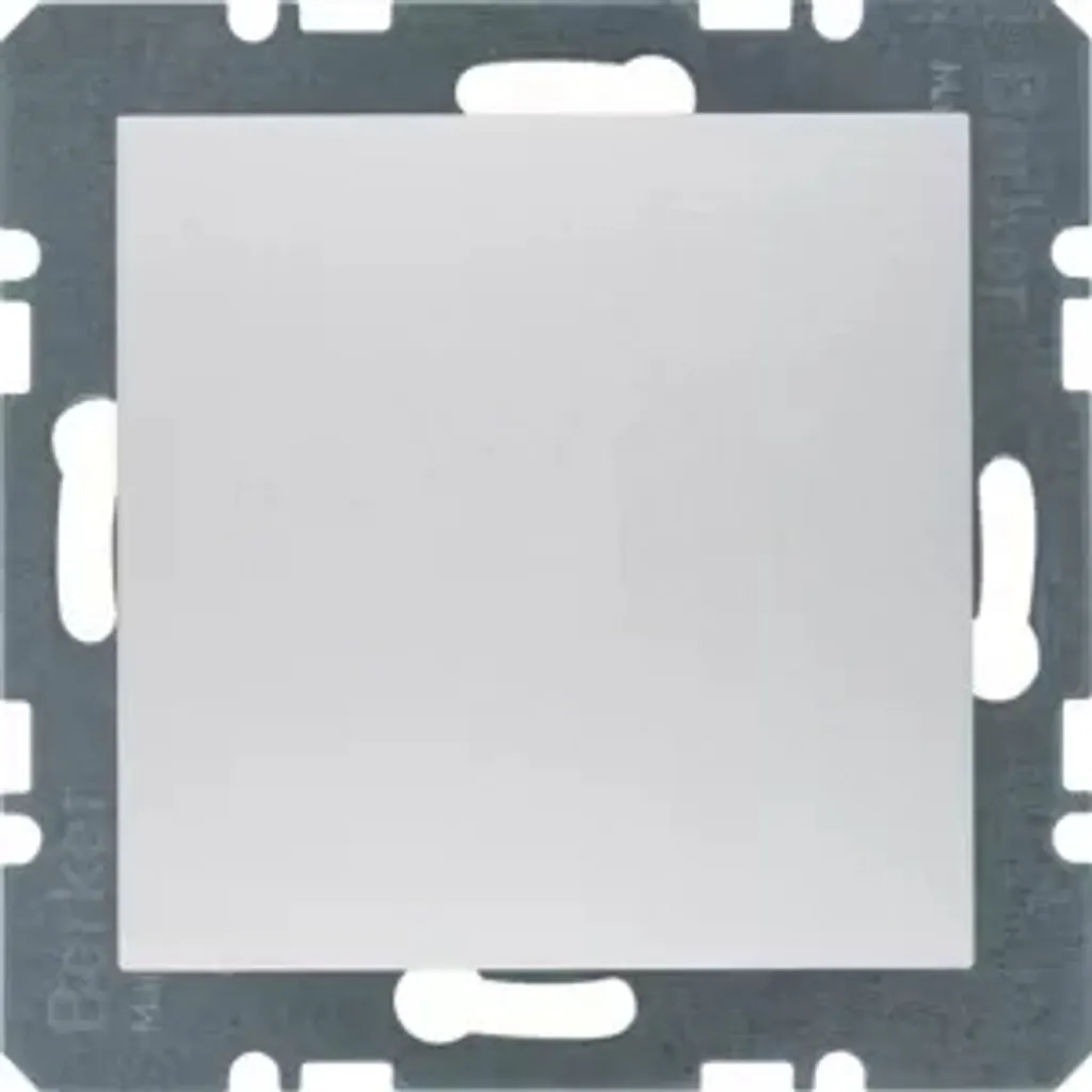 Masquer une Sortie de Câble avec la Plaque Berker 10091404 Alu