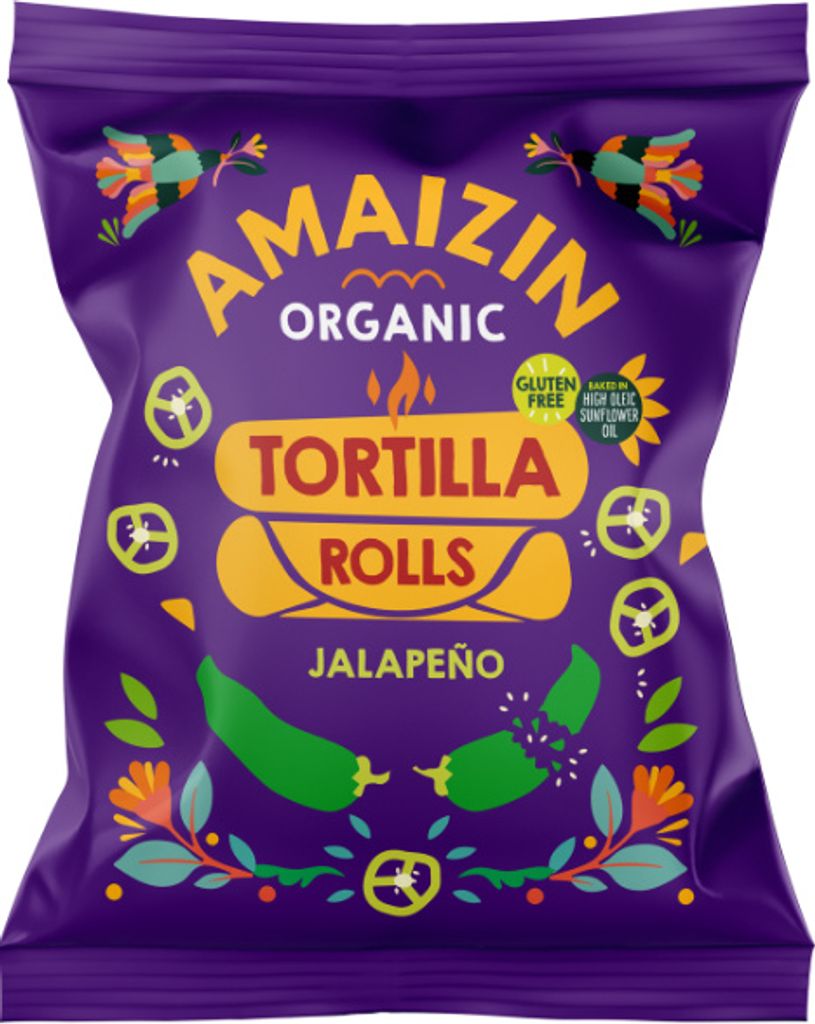 Amaizin Bio Jalapeno-Röllchen 14x100 g