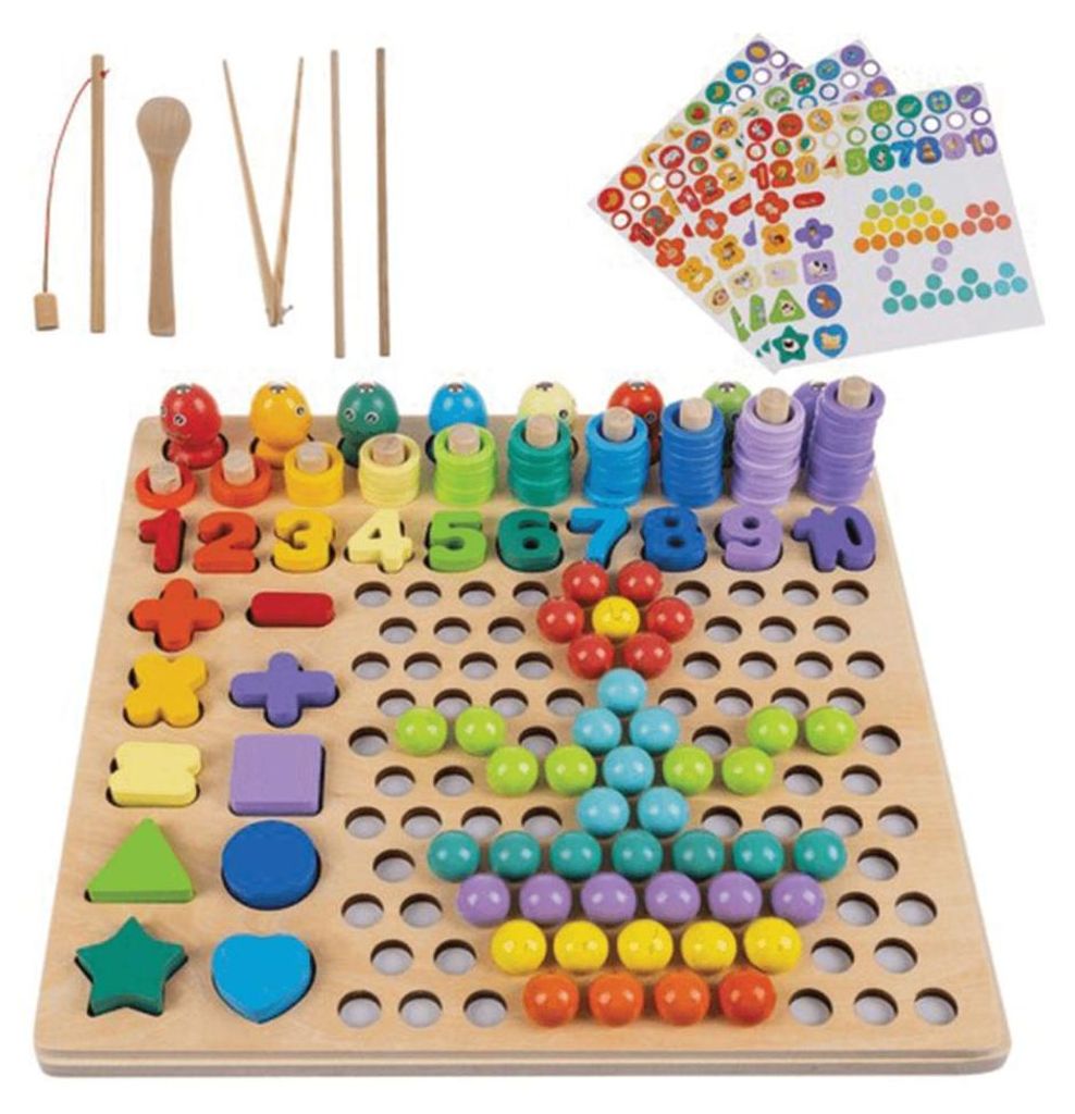 Kruzzel Holzperlenpuzzle: Bildungsspaß für Kinder Produktbild 