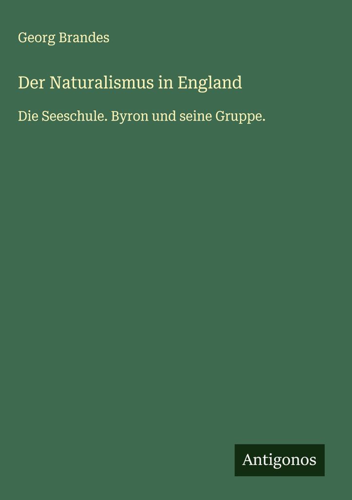 Der Naturalismus in England